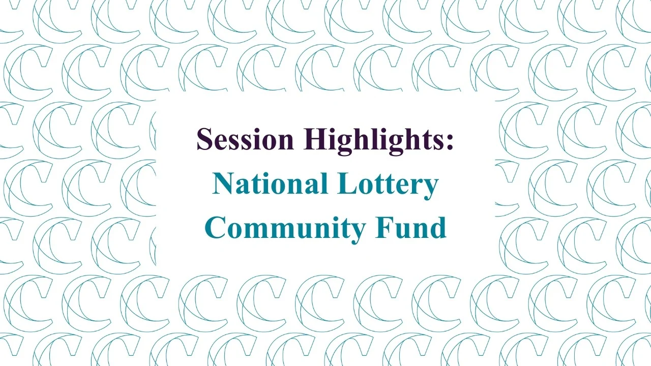 Highlights of National Lottery Community Fund session.